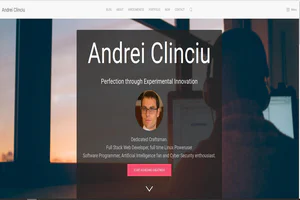 Previous Version of Andreiclinciu.net